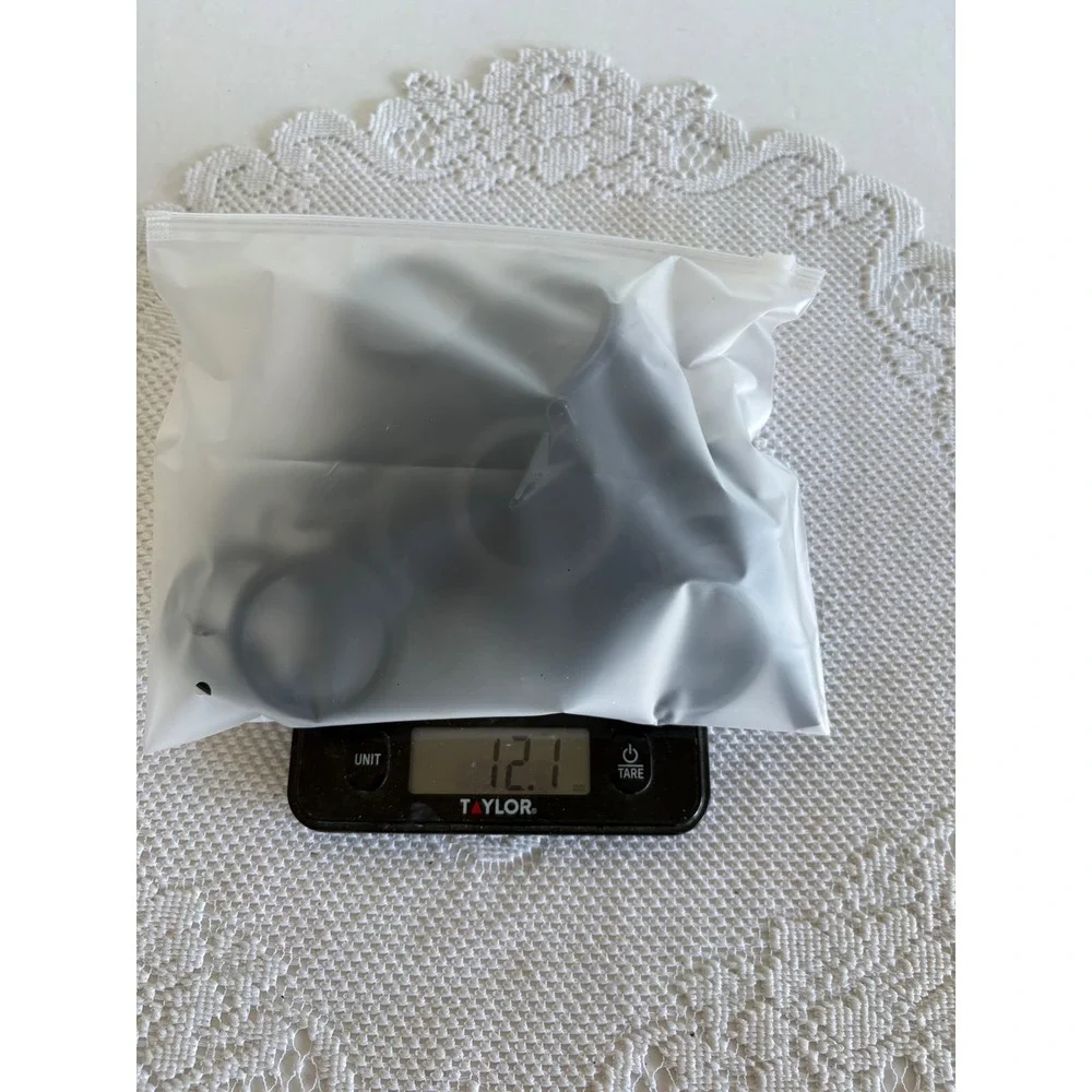 Set of 20 Matte Black Curtain Clip Rings 1.5 Inch Inner Diameter Drapery